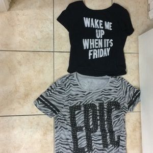 These two tees are perfect for a hot summer day 😃